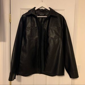 Motel Rocks Lumberjack Shirt in Pu Black